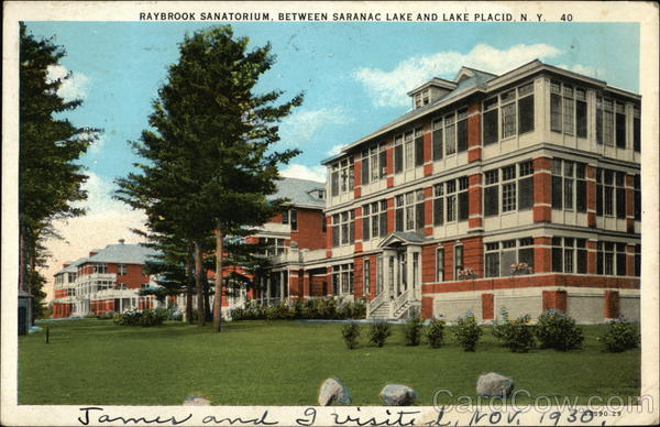 Raybrook Sanatorium and Grounds Lake Placid New York