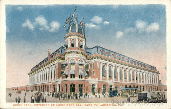 Shibe Park, Exterior of Shibe Baseball Park Philadelphia Pennsylvania