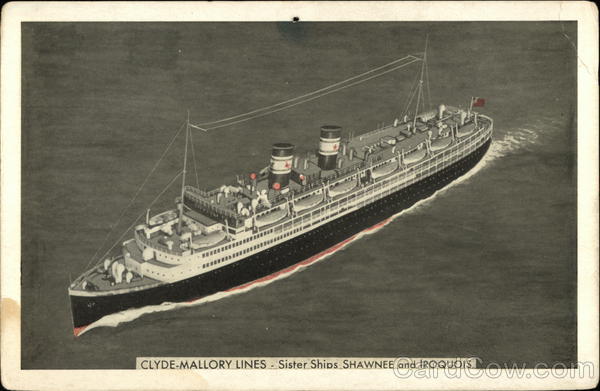 Clyde-Mallory Lines - Sister Ships Shawnee and Iroquois