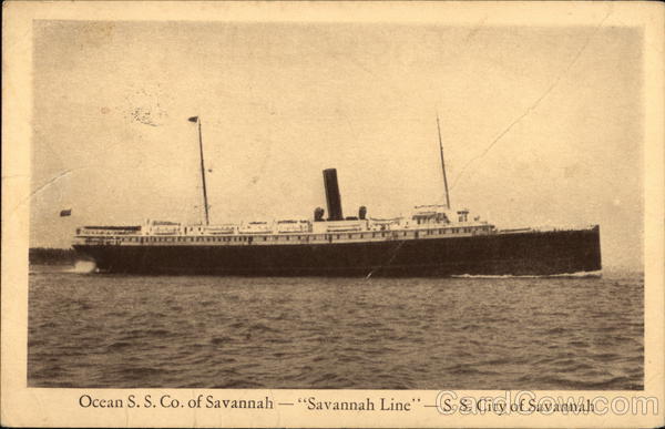 S.S. City of Savannah Steamers