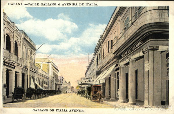 Galiano or Italia Avenue Havana Cuba