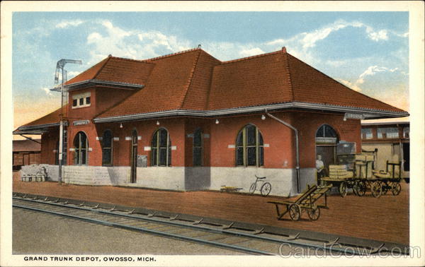 Grand trunk Depot Owosso Michigan