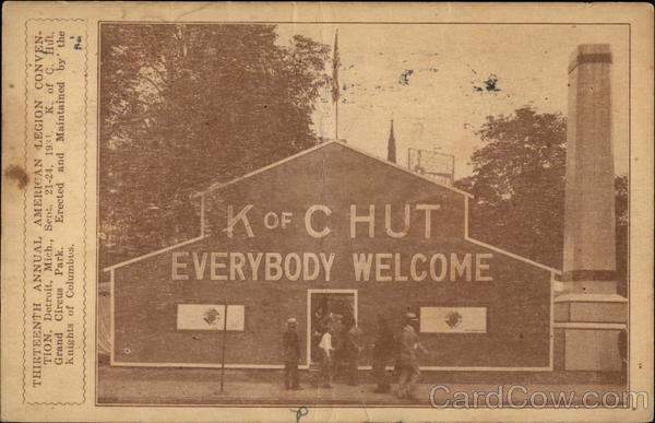Knights of Columbus Hut, Grand Circus Park Detroit Michigan