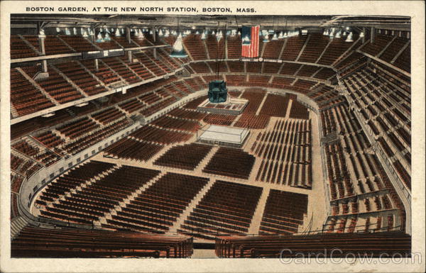 Boston Garden, at the new North Station Massachusetts