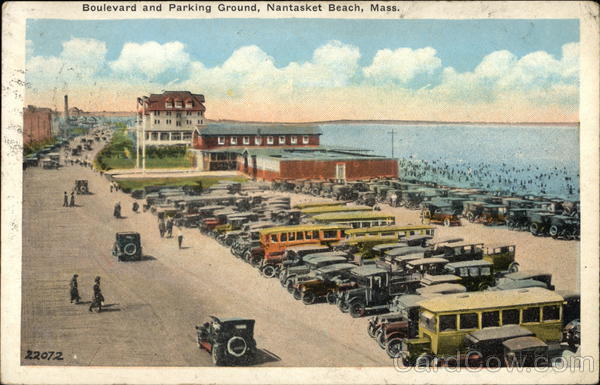 Boulevard and Parking Ground Nantasket Beach Massachusetts