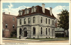 Street View of Bank of Montreal St. Stephen, NB Canada New Brunswick Postcard Postcard Postcard