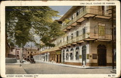 Street Scene Postcard