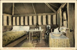 Yellowsone Park Camps Co. - Single Tent Postcard