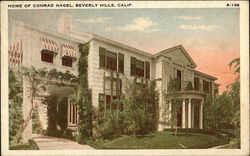 Home of Conrad Nagel Beverly Hills, CA Postcard Postcard Postcard