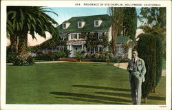 Residence of Syd Chaplin Postcard