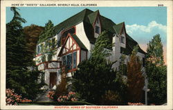 Beautiful Homes of Southern California Beverly Hills, CA Postcard Postcard Postcard