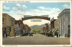 Main Street Grants Pass, OR Postcard Postcard Postcard