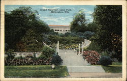 Grand Stairway, Lake Park Postcard