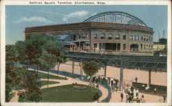 Sullivan Square Terminal Charlestown, MA Postcard Postcard Postcard