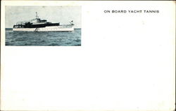 Yacht "Tannis" Postcard