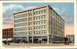 New England Building Topeka, KS Postcard Postcard Postcard