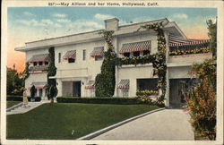 May Allison and her Home Postcard