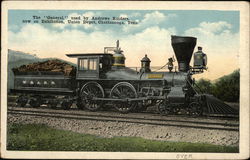 The "General" Used by Andrews Raiders Postcard