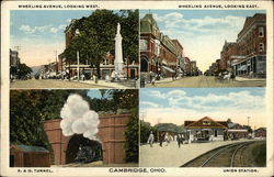 Views of Cambridge Ohio Postcard Postcard Postcard