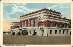 Union Station Pittsfield, MA Postcard Postcard Postcard