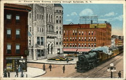 Empire State Express Passing Through Syracuse, NY Postcard Postcard Postcard