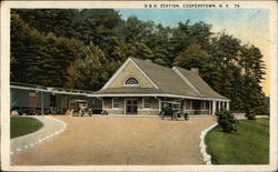 D.&H. Station Postcard