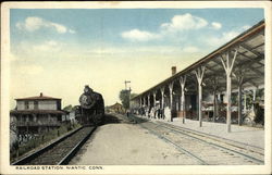 Railroad Station Niantic, CT Postcard Postcard Postcard