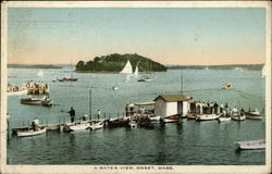 A Water View Onset, MA Postcard Postcard Postcard