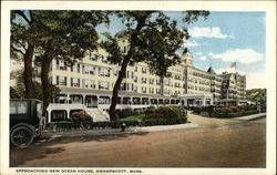 Approaching New Ocean House Swampscott, MA Postcard Postcard Postcard