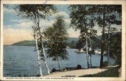 Along the East Shore, Alton Bay Lake Winnipesaukee, NH Postcard Postcard Postcard