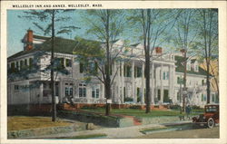 Wellesley Inn and Annex Massachusetts Postcard Postcard Postcard