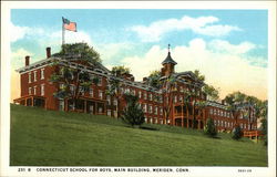 Connecticut School for Boys, Main Building Postcard