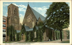 Holy Trinity Church Middletown, CT Postcard Postcard Postcard