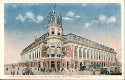 Shibe Park, Exterior of Shibe Baseball Park Postcard