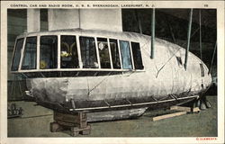 U.S.S. Shenandoah, Control Car and Radio Room Postcard