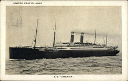 SS America Postcard