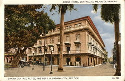 Grand Central Hotel Panama City, Panama Postcard Postcard Postcard