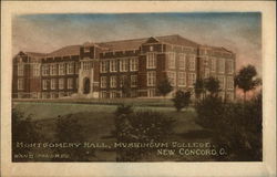 Montgomery Hall, Muskingum College Postcard