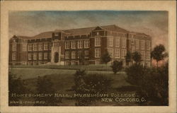 Montgomery Hall, Muskingum College Postcard