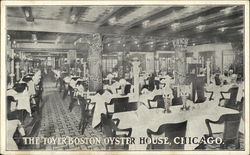 Boston Oyster House - The Foyer Chicago, IL Postcard Postcard Postcard