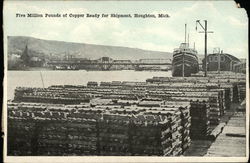 Five Million Pounds of Copper Ready for Shipment Postcard