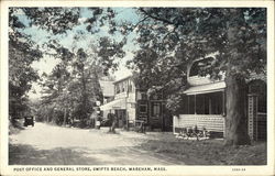 Post Office and General Store, Swifts Beach Postcard