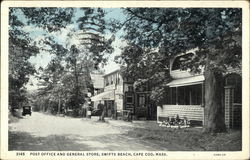 Post Office and General Store, Swifts Beach Postcard