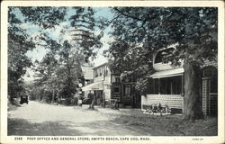 Post Office and General Store, Swifts Beach Wareham, MA Postcard Postcard Postcard