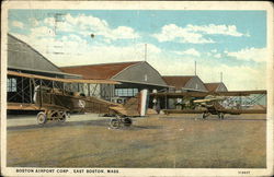Boston Airport Corporation Massachusetts Postcard Postcard Postcard