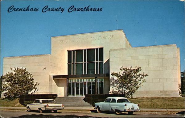 Crenshaw County Courthouse Luverne Alabama