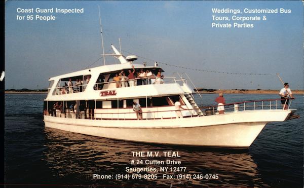 The M.V. Teal, North River Cruises Saugerties New York