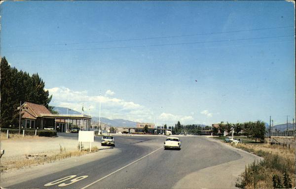 American and Canadian Customs and Immigration Stations on Highway 97 Oroville Washington