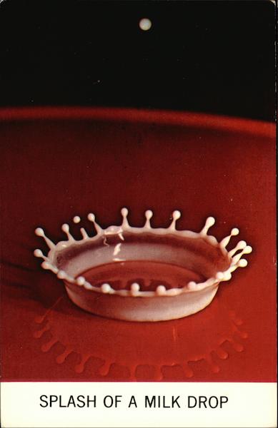 Splash of a Drop of Milk (1967) Photographic Art