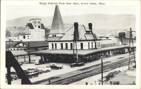 Union Station from Over Pass North Adams Massachusetts